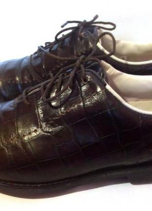 Кожаные туфли / кроссовки с мягкими шипами для гольфа footjoy, р.38-39 код t40363 фото