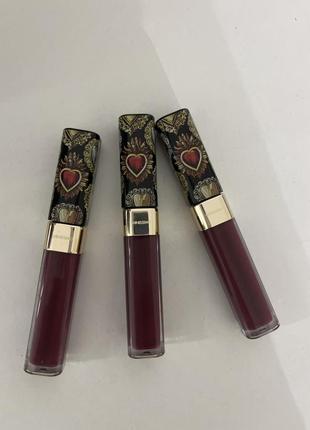 💄помада  d&g 4.5мл shinissimo high shine lip lacquer 330 - amethyst vibe2 фото