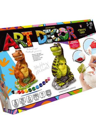 Креативна творчість "art decor" artd-01-01u фігурка з гіпсу  (динозавр)