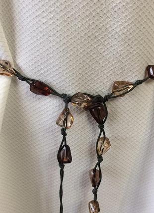 Пояс бижутерия 140см