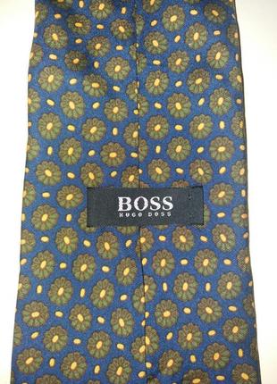 Галстук 100% шелк италия hugo boss7 фото