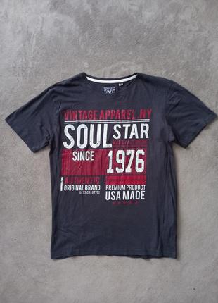Брендовая футболка soul star.