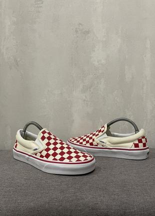 Кеди кросівки сліпони взуття лофери vans slipon, розмір 39, 25 см