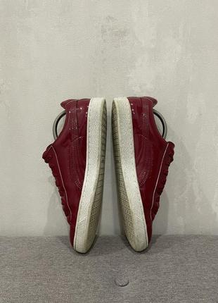 Лаковые осенние кеды кроссовки обуви puma basket, размер 43, 28 см8 фото