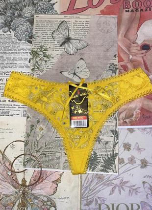 Стринги хлопок с кружевом❤️ модель3