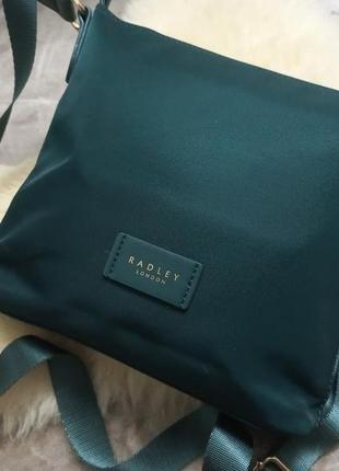 Сумка фирменная через плечо текстиль жен. radley london4 фото