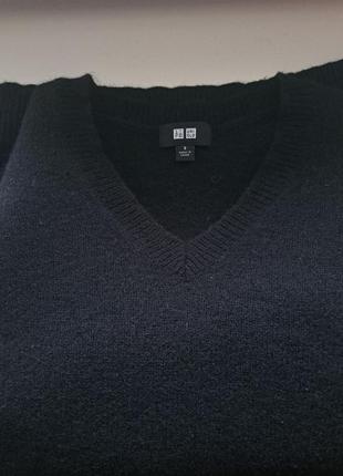 Теплый, пушистый свитер uniqlo, шерсть, размер s.8 фото