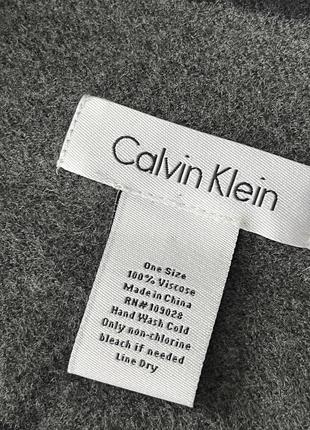 Двухцветный мужской шарф calvin klein3 фото