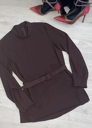 Zara блуза с поясом