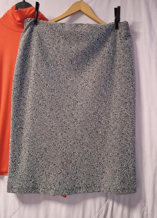 Трикотажная буклированная юбка ,18 размер bonmarche