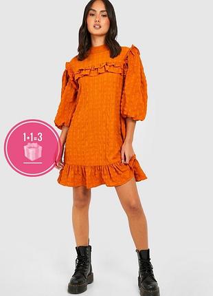 Текстурное платье boohoo 16