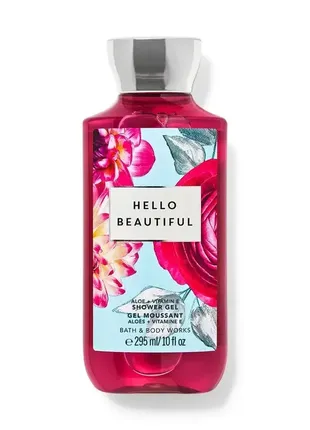 Гель для душа bath and body works hello beautiful