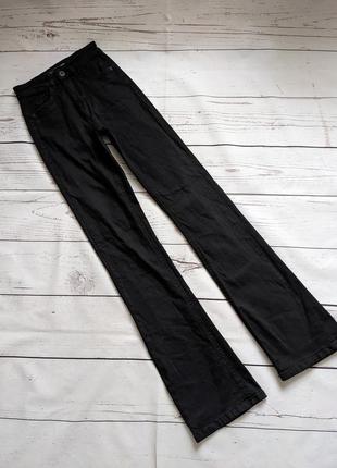 Чорні  джинси,штани, кльошні джинси від amisu2 фото