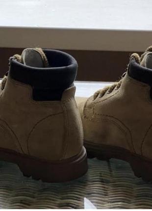 Зимові замшеві черевики  landrover оригінальні коричневі з хутром3 фото