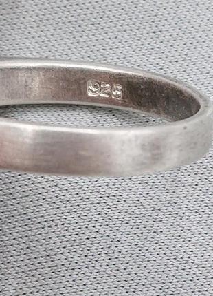Красивое серебряное кольцо обруч 16.55 фото