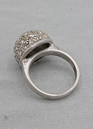 Красивое серебряное кольцо обруч 16.5