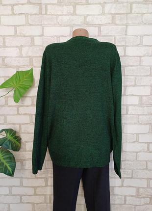 Фирменный tu нарядный стильный свитер в новогоднюю тематикув зеленом, размер л-хл2 фото