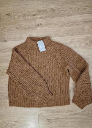 Новый свитер кофта h&amp;m шерсть альпака размер m