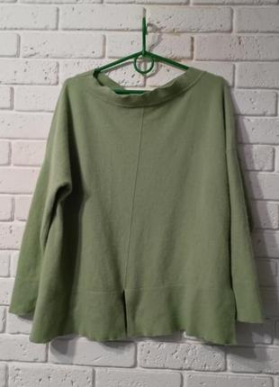 Кашемірово-вовняний светр оверсайс від reiss8 фото