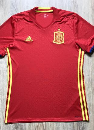 Чоловіча футбольна майка джерсі adidas clima cool spain home