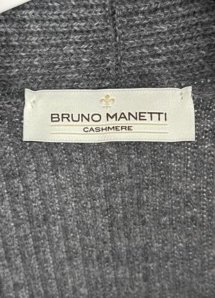 Жіночий італійський кашеміровий кардиган bruno manetti6 фото