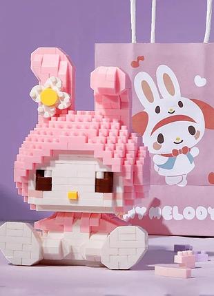 Конструктор лего sanrio зайчик my melody lego bricks kuromi hello kitty