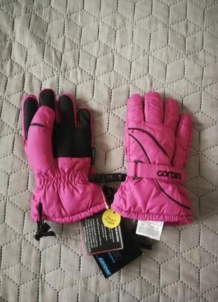 Лыжные зимние термо варежки края