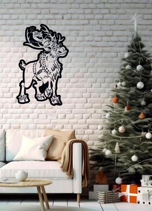 Декоративное настенное панно «олень», декор на стену