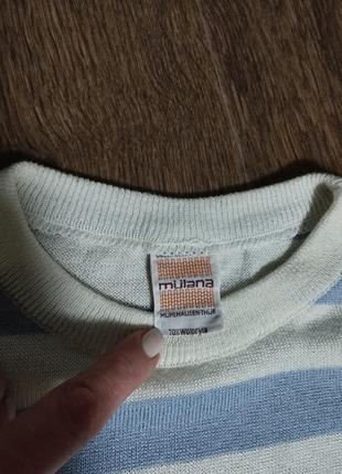 Стильный свитер джемпер в полоску4 фото