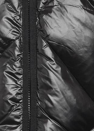 Пуховик женский emma &amp; gaia red стеганый, черный, размер 46 xl4 фото