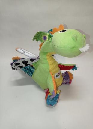 М'яка іграшка підвіска на коляску ліжко автокрісло дракон ламазе lamaze2 фото