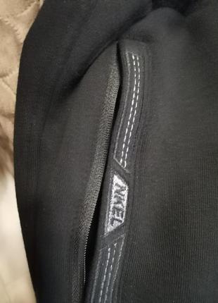 Спорт штаны на флисе, черный, турция разм 62-64 ( 6 xl)5 фото