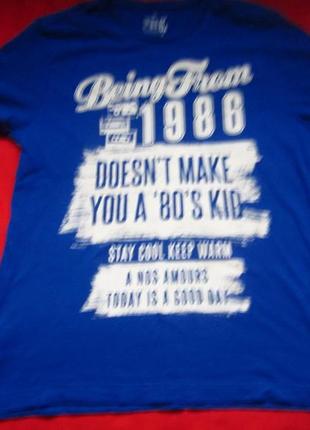 Фирменная мужская футболка,р.л,бангладеш