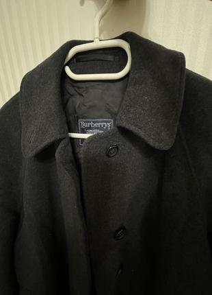 Burberry burberry's кашемировое шерстяное пальто оригинал шерсть1 фото