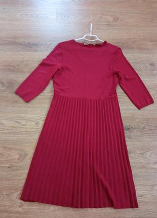 Продам коасивое вискозное платье плиссе от laura ashley5 фото