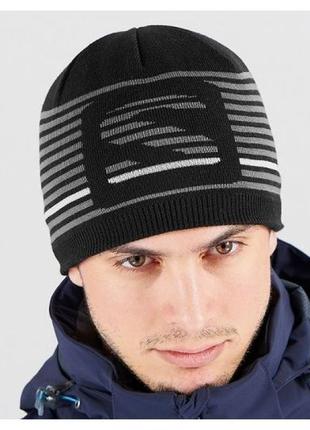 Унисекс шапка salomon - flatspin short beanie1 фото