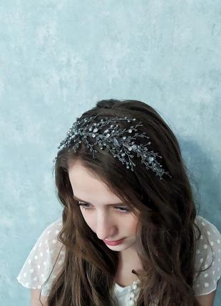 Обідок об'ємний сірий