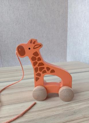 Деревянная игрушка-жираф hape