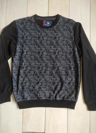 Стильный теплый свитер "black sannor"