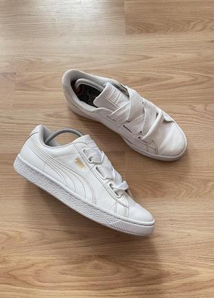 Лакированные кроссовки puma basket puma