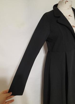 Подовжений асиметричний піджак в готичному стилі готика панк4 фото