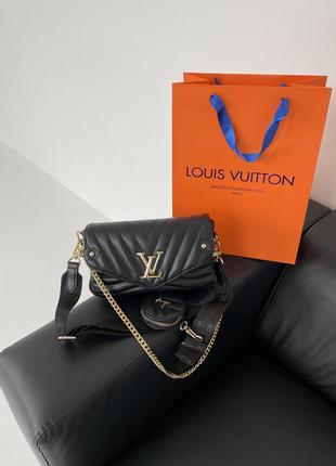 Чорна практична повсякденна сумочка від louis vuitton