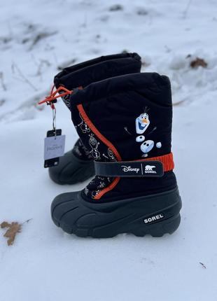 Зимние сапоги сноубутсы sorel flurry disney. оригинал.2 фото