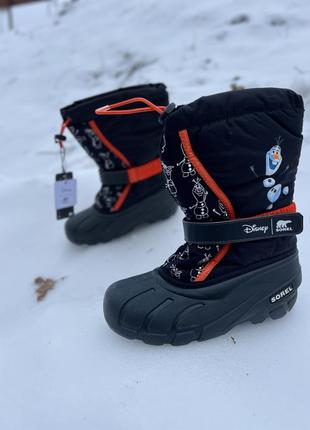 Зимние сапоги сноубутсы sorel flurry disney. оригинал.5 фото