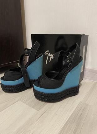 Туфли на танкетке giuseppe zanotti3 фото