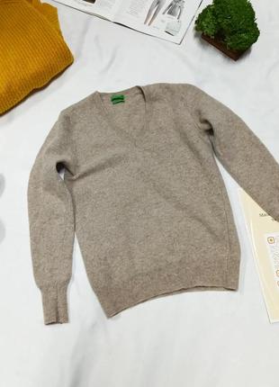 ✅вовняний пуловер/benetton-merino italian yarn