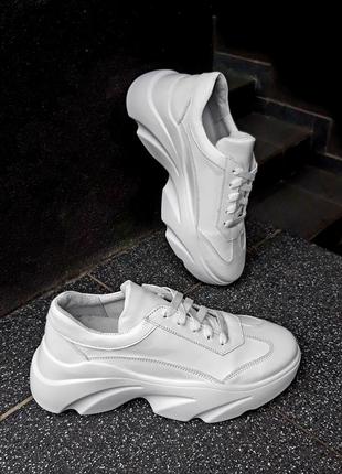 Кроссовки af кожа