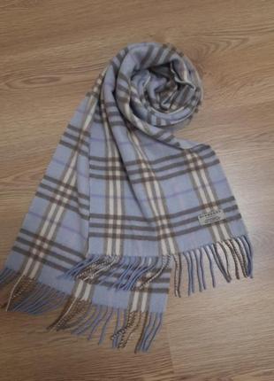 Статусный кашемировый шарф бренд burberry