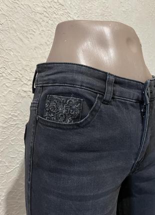 Черно - серые джинсы женские / серые джинсы женские yessica3 фото