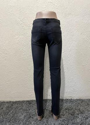 Черно - серые джинсы женские / серые джинсы женские yessica4 фото